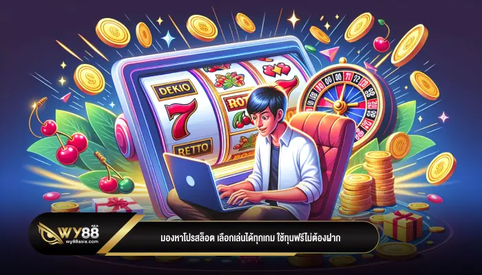 มองหาโปรสล็อต เลือกเล่นได้ทุกเกม ใช้ทุนฟรีไม่ต้องฝาก